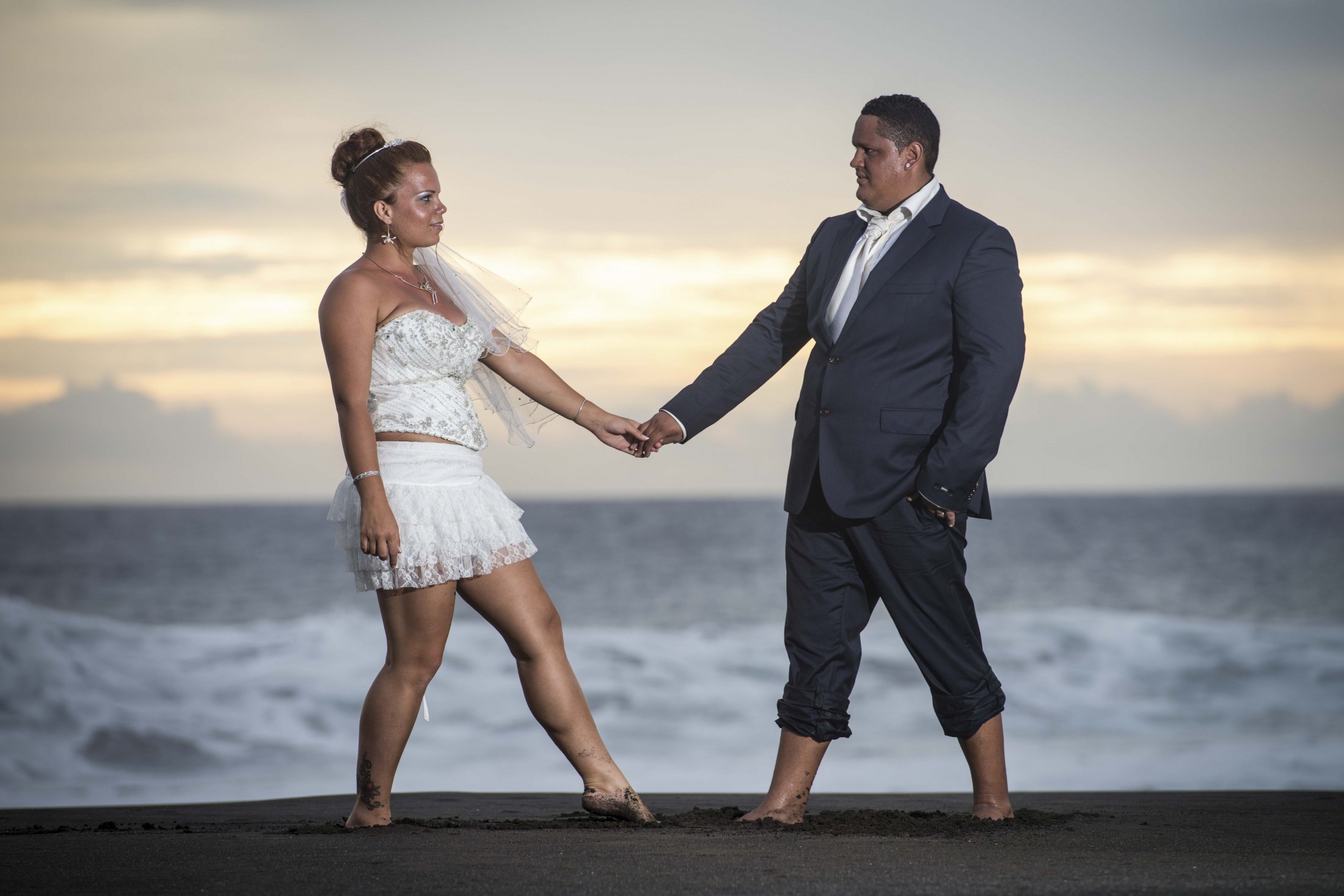 Trash the dress bord de mer Ouest
