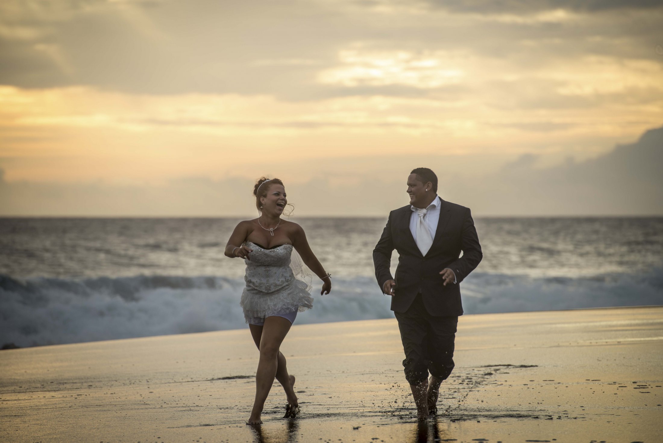 Trash the dress bord de mer Ouest