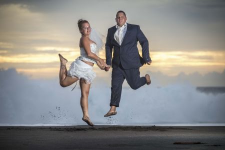 Trash the dress bord de mer Ouest